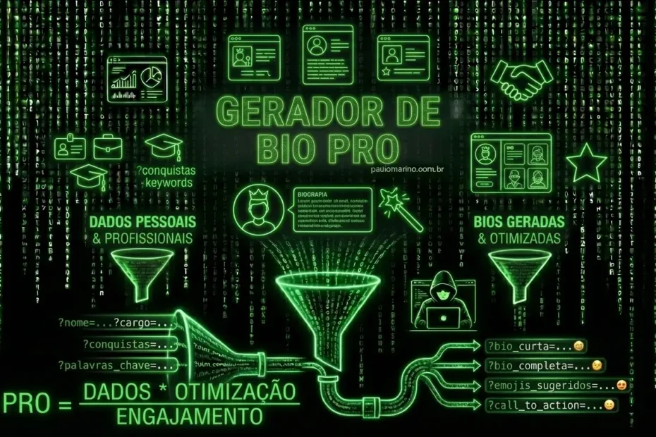 Gerador de Bio Pro - Paulo Merino