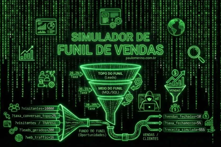 Simulador de Funil de Vendas - Paulo Merino