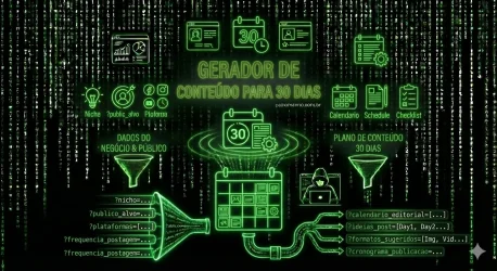 Gerador de Conteúdo para 30 Dias - Paulo Merino