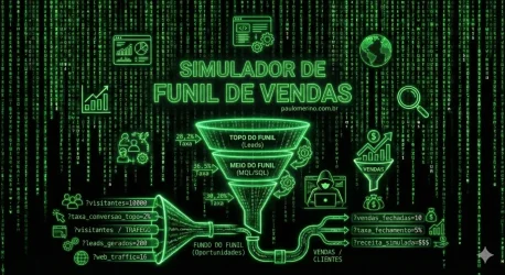 Simulador de Funil de Vendas - Paulo Merino