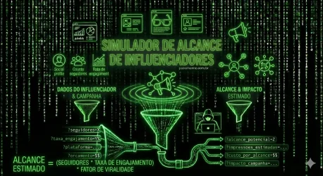 Simulador de alcance de Influenciadores - Paulo Merino